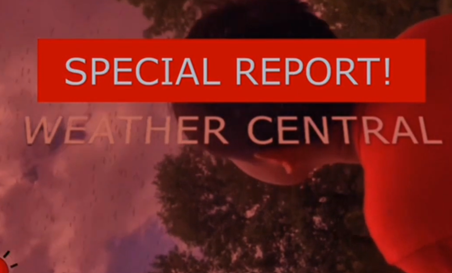 Weather Central special report title screen
